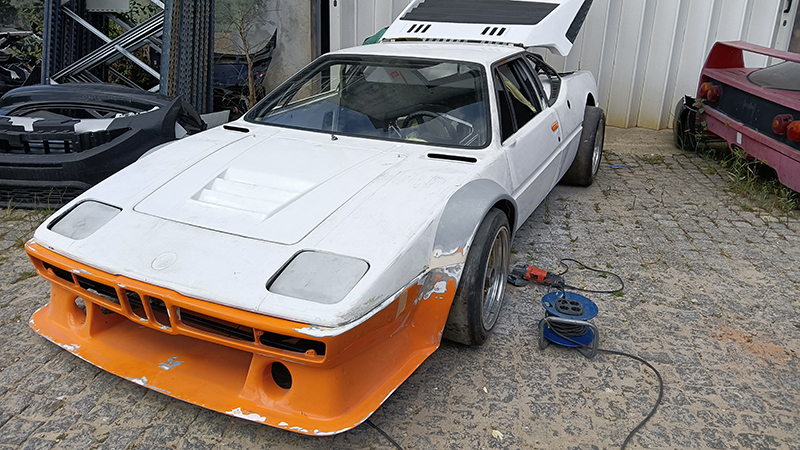 BMW M1 Procar com kit de fibra